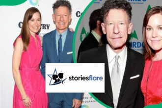 April Kimble and Lyle Lovett attending a public event together