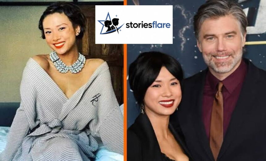 Darah Trang and Anson Mount at a red carpet event