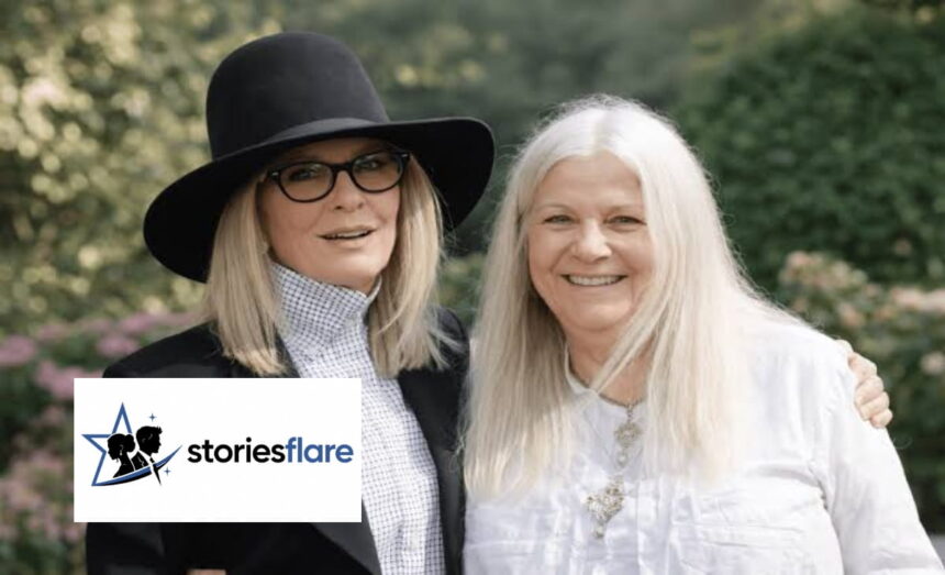 Dorrie Hall and Diane Keaton at TCL Chinese Theatre hand and footprint ceremony Hollywood 2022