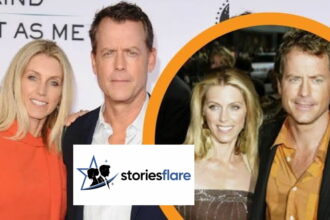 Helen Labdon and Greg Kinnear attending a Hollywood film premiere in Los Angeles