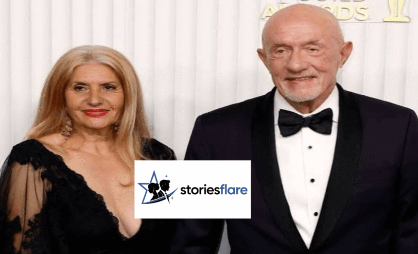 Gennera Banks and Jonathan Banks attending a red carpet event together, smiling warmly at the camera