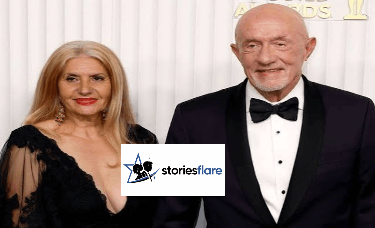 Gennera Banks and Jonathan Banks attending a red carpet event together, smiling warmly at the camera